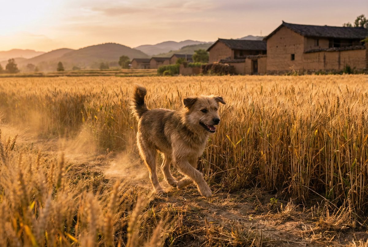 看片田园犬视频教程 中华田园犬乡村生活视频演示
